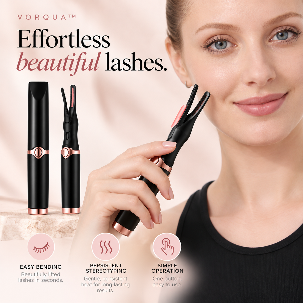 VORQUA™ Heated Lash Curler